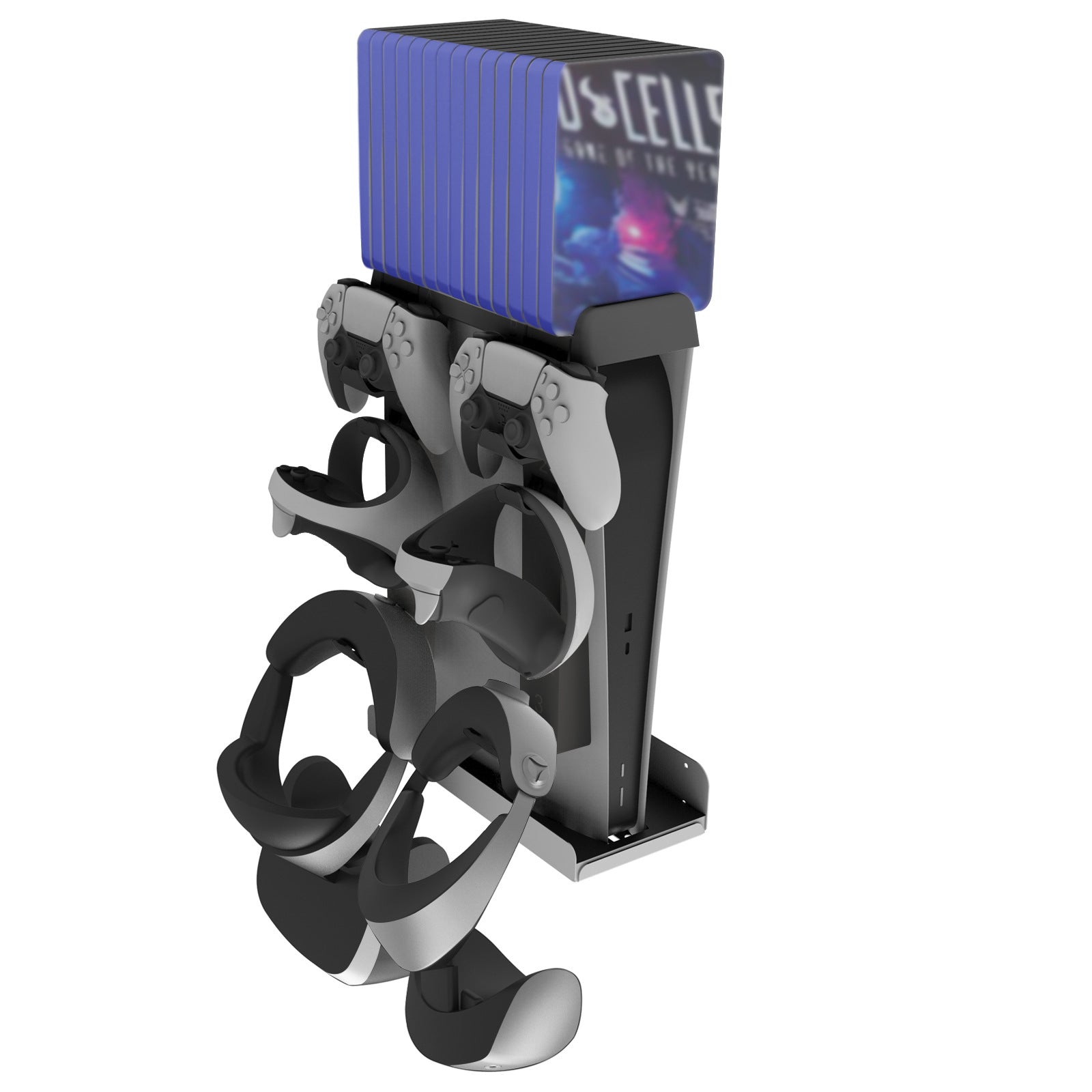 SSTARIT FC-PVR2-006 Multifunction Wall Mount Holder for PS5 / PS VR2 Controller Stand Rack SSTARIT FC-PVR2-006 Multifunction Wall Mount Holder for PS5 / PS VR2 Controller Stand Rack